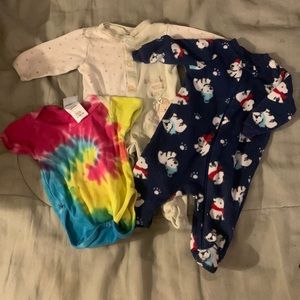 💜💜2 sleepers and a onesie